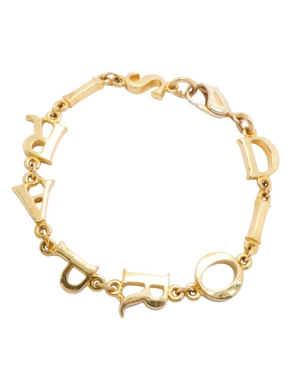 Dior Bracelet Logo Gold Plated